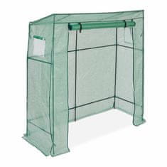 Northix Rastlinjak za paradižnik višine 197 cm, poševna streha, mrežasta stranska okna, široka vrata