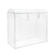 Northix Rastlinjak za paradižnik XL z okroglo streho, UV-odporna folija, nastavljiva vrata