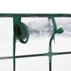 Northix Rastlinjak za paradižnik iz PVC plastike, UV zaščita, rolo vrata, enostavna montaža