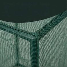 Northix Šotor za rastlinjake s streho in vrati za sadike, mreža proti mrčesu, brez orodja