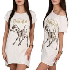 Disney DISNEY Bambi Ženska nočna srajca, 100% bombaž, srajca za spanje, za poletje M