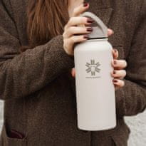Snow monkey Termovka/flaška Traveler 1l mocca brown