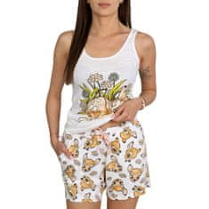 Disney DISNEY Bambi Bežna ženska pižama, dvodelna poletna pižama z naramnicami, 100% bombaž OEKO-TEX M