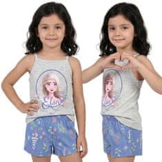 Disney Frozen ELSA Dekliška bombažna pižama, dvodelna poletna pižama z naramnicami OEKO-TEX 116