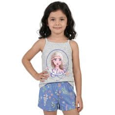 Disney Frozen ELSA Dekliška bombažna pižama, dvodelna poletna pižama z naramnicami OEKO-TEX 116