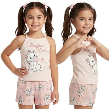 Paw Patrol DISNEY Aristocats Marie Dekliška bombažna pižama, dvodelna poletna pižama z naramnicami OEKO-TEX