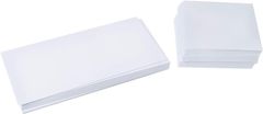 Rayher.	 Kuverte+Vizitke, Set 50, 10,2X10,2cm, bele barve