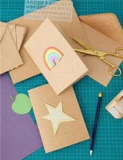 Rayher.	 Kuverte+Vizitke, Set 50, 12,7 X 17,7cm, Kraft