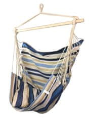 SEDCO Viseči gugalni stol SEDCO SWING z 2 blazinama, sivo/zelen, 130×100 cm