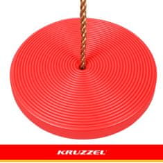 Kruzzel Kruzzel Vrtna Okrogla Plastika Gugalnica za Otroke z Nastavljivo Dolžino Vrvice