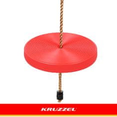 Kruzzel Kruzzel Vrtna Okrogla Plastika Gugalnica za Otroke z Nastavljivo Dolžino Vrvice