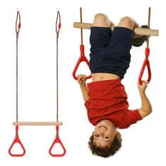 Kruzzel Kruzzel 2v1 Otroška Gugalnica in Gimnastična Palica