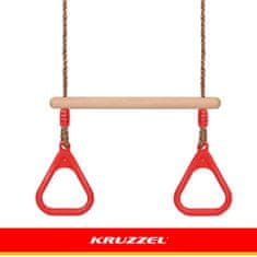 Kruzzel Kruzzel 2v1 Otroška Gugalnica in Gimnastična Palica