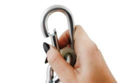 Gardlov Jekleni Obešalni Kavelj s Karabino za Vrtne Gugalnice - Nosilnost do 300 kg