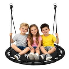 Iso Trade Črno Gnezdo Gugalnica, 100 cm - Izjemna Vzdržljivost za Vso Družino