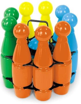 Mondo Otroški komplet za kegljanje MONDO 28551 – 9 kegljev in krogla, 25 cm