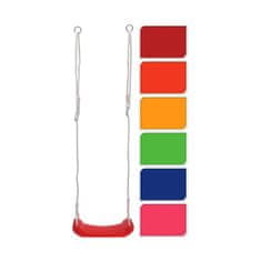 eoshop Otroška viseča gugalnica s vrvjo 42 x 16,5 cm, nosilnost 40 kg, več barv
