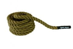 eoshop Naravna sisalna vadbena vrv ACRA 9 m, Ø 38 mm, za trening moči in vzdržljivosti