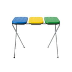 Aga Stojalo za vreče za smeti 3x120 l Rumena, Modra, Zelena