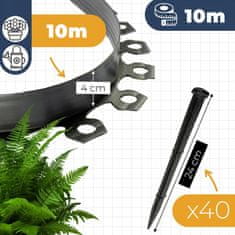 Aga Vrtna plastična obroba 10 m
