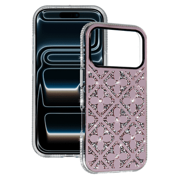 Onasi Diamond Flower ovitek za Samsung Galaxy S26 Ultra 5G - roza