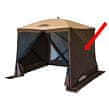 ClapTop Stranska stena za paviljon 400, 1 kos, rjava, 166 × 210 cm