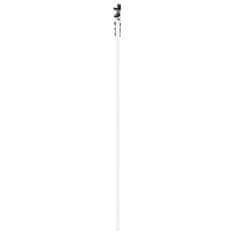 Vidaxl Drsna vrata Bela 83 x 202 cm Trden borov les in steklo