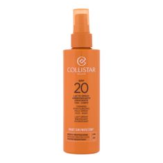 Collistar Smart Sun Protection Tanning Moisturizing Milk Spray SPF20 sprej za zaščito pred soncem za telo in obraz 200 ml