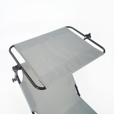 Garden King Vrtni ležalnik z nadstreškom za sončenje