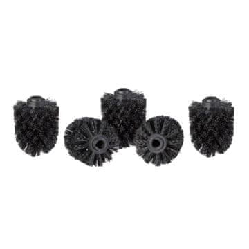 Northix Set 5 nadomestnih WC ščetk glav plastične univerzalne