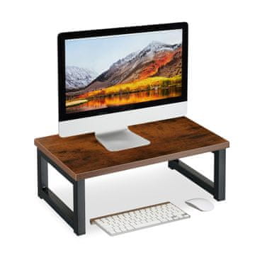 Northix Stojalo za monitor industrijski dizajn MDF do 50 lbs
