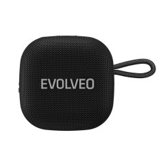 Evolveo Brezžični vodoodporni Bluetooth zvočnik z radiem, črn