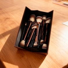 FRILLA® Komplet 20 mehkih kozmetičnih čopičev za ličenje, sintetične ščetine, profesionalni set z torbico | MAKBRUSH