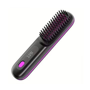 FRILLA® Brezžična likalna krtača za lase, 2000 mAh, 3 temperature (160–200°C), prenosna | STRAIBRU