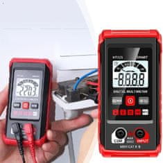 VYZIO® Digitalni brezstični merilnik napetosti AC/DC z LCD zaslonom, samodejnim zaznavanjem in delovno LED lučko | AMPTRON