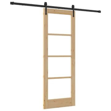Vidaxl Drsna vrata ORKDAL Naravna 73,5 x 198,5 cm