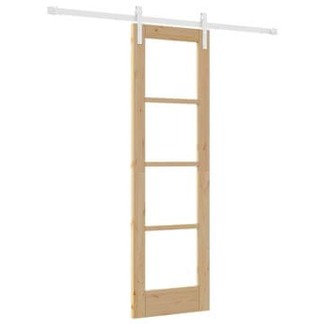 Vidaxl Drsna vrata ORKDAL Naravna 61 x 198,5 cm