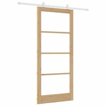 Vidaxl Drsna vrata ORKDAL Naravna 93 x 211 cm