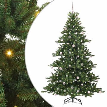 Vidaxl Umetno Zložljivo Božično Drevo Zelena 240 cm PVC in jeklo