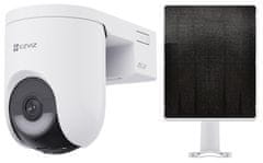 Ezviz HB8c Lite 2K+ KIT IP zunanja kamera, PTZ, Wi-Fi, 4Mp, baterija, sončna plošča