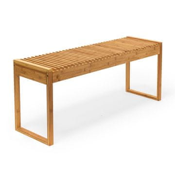Northix Bambusova klop 120 cm naravni material za 4 osebe