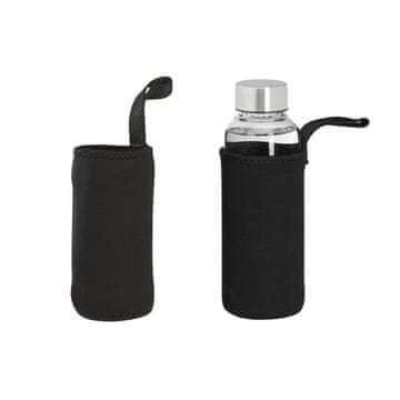 Northix Steklenica za pijačo 360 ml borosilikatno steklo silikon