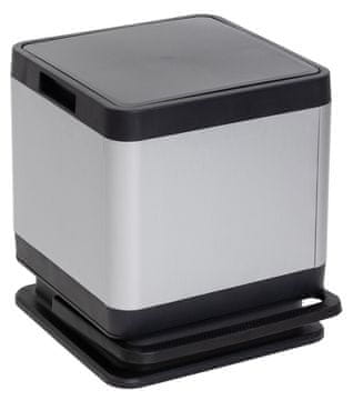 eoshop Eleganten Odpadkovni Koš TOKYO 40L z Aluminijastim Učinkom