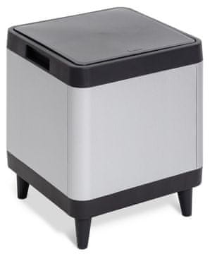 eoshop Koš za odpadke BERLINO 40L - Elegantna rešitev iz trdne plastike