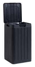 TOOMAX RIO GARDEN visokokakovostni zunanji koš 80L, grafitna barva