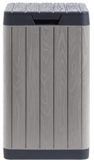 TOOMAX RIO GARDEN Lahka Plastična Vrtna Košara 80L - Svetlo Siva & Grafit
