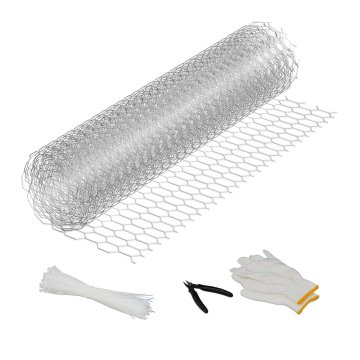 Northix Pocinkana žična mreža 15x25 mm jeklena razrezana