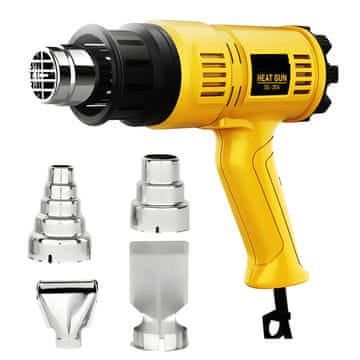 MG Heat Gun V1 električna vročozračna pištola, rumena