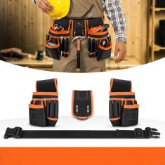 MG Tool Belt pas za orodje, črn
