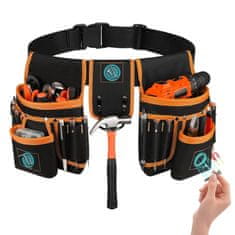 MG Tool Belt pas za orodje, črn